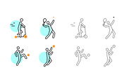 Health, Sport & Fitness Linear Icons, a Solid Icon by Nuburu (Thumbnail 4 of 5)