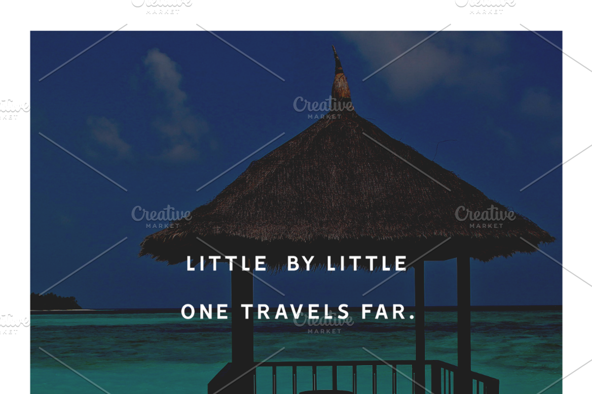 49 Instagram Travel Quote Images, a Social Media Template by Conflutech Designs (Photo 5 of 5)
