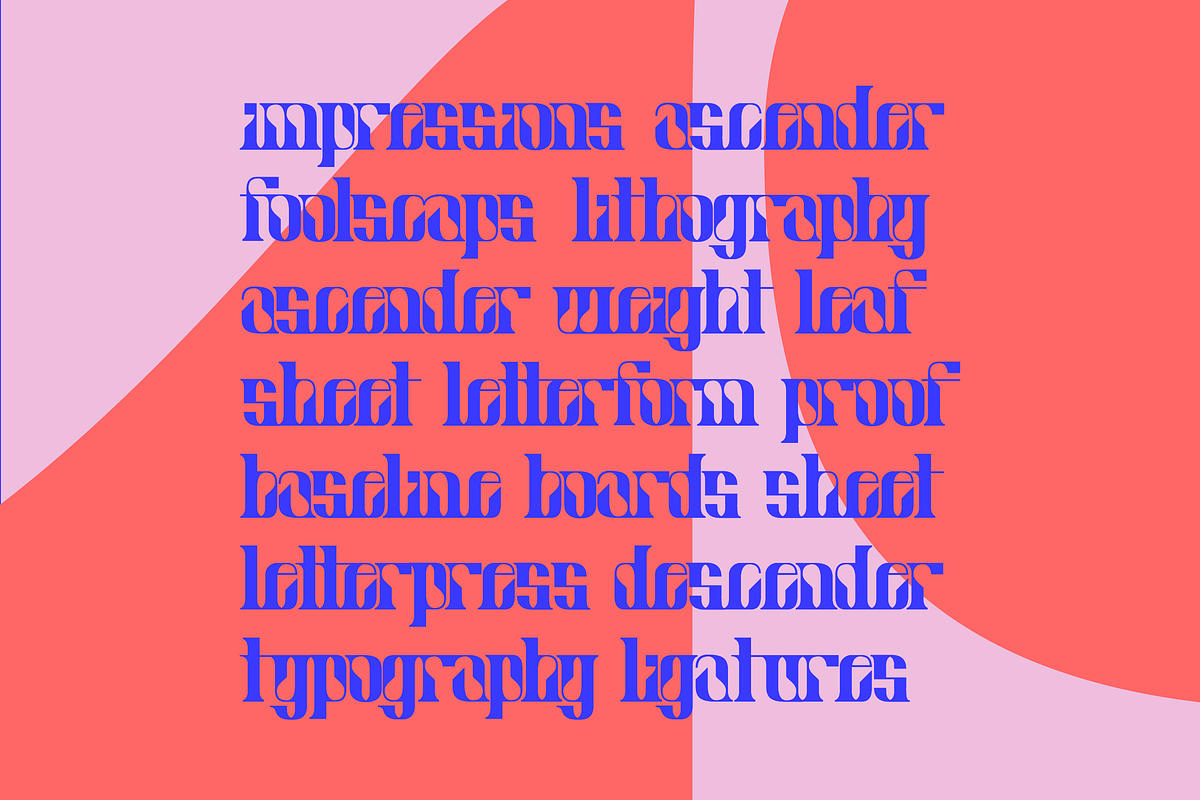 Ephemera - Display Font preview 4
