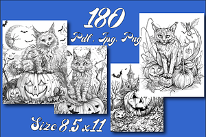 Halloween Animals Coloring Book