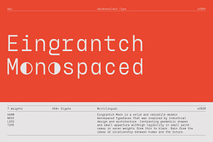 80% OFF Eingrantch Monospaced