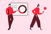 Fintech & Data Science Illustration, a Graphic by Craftrick (Thumbnail 6 of 6)