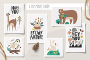 Woodland | 100% hand drawn clipart, an Animal Illustration by Olia (Thumbnail 5 of 17)