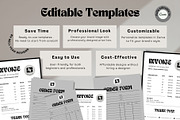 Monochrome Invoice & Order Form, a Stationery Template by Hell Yeah Designs (Thumbnail 6 of 8)