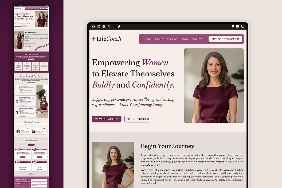 Life Coach & Therapy Website, a Wix Template by Kitteeh (Photo 19 of 20)
