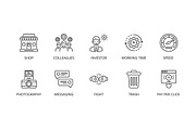 55 Startup Conceptual Thin line icon, a Finance Illustration by vectorstank (Thumbnail 5 of 5)