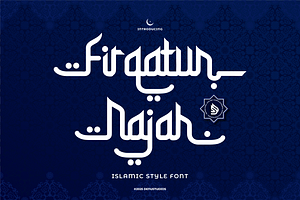 Firqatun Najah | Islamic Style Font, a Font by Denustudios