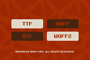 Arcana Game Pixel Font, a Font by alpercakici (Thumbnail 12 of 13)