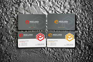 E Hexagon Business Card