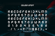 Celson Efont - Futuristic Font, a Sans Serif Font by Iqsiart Studio (Thumbnail 3 of 6)