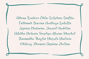 Agatta Bluebell a Handwritten Font, a Handwritten Font by RantautypeStudio (Thumbnail 5 of 15)