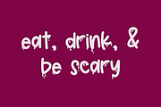 Haunt Mess Sans - Blood Font, a Handwritten Font by Beck McCormick (Thumbnail 7 of 10)