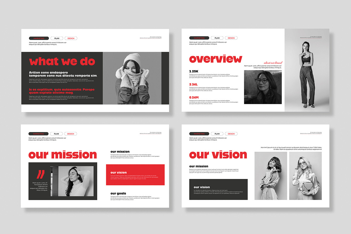 Marketing Plan Presentation Template, a Presentation Template by MightyDesign (Photo 3 of 8)