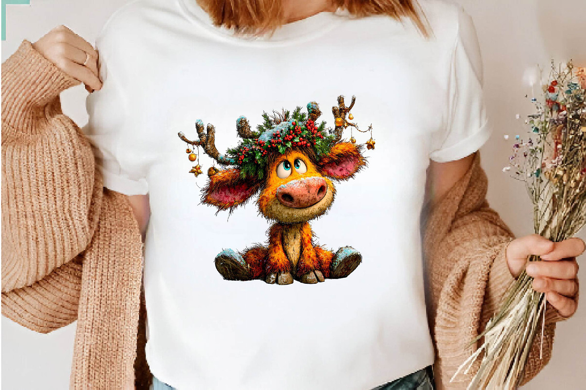 Christmas Reindeer Magic, a Seasonal Illustration by CreationArt (Photo 6 of 7)