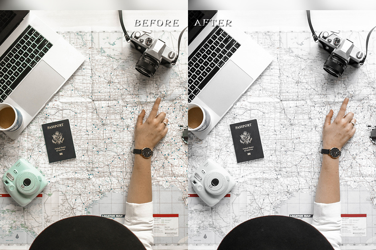 3 Mobile Lightroom Presets White preview 5
