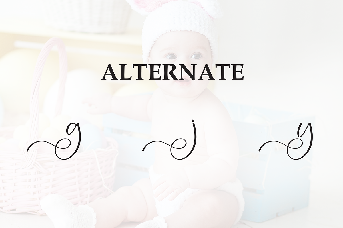 Baby | Script Font, a Handwritten Font by Scratchones (Photo 8 of 9)