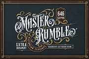 Master Rumble Victorian Typeface, a Blackletter Font by alit design (Thumbnail 1 of 25)