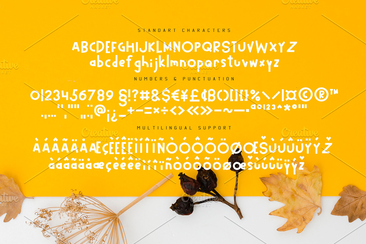 Happy Pumpkin Font preview 6