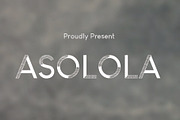 Asolola, a Sans Serif Font by da_only_aan (Thumbnail 1 of 4)