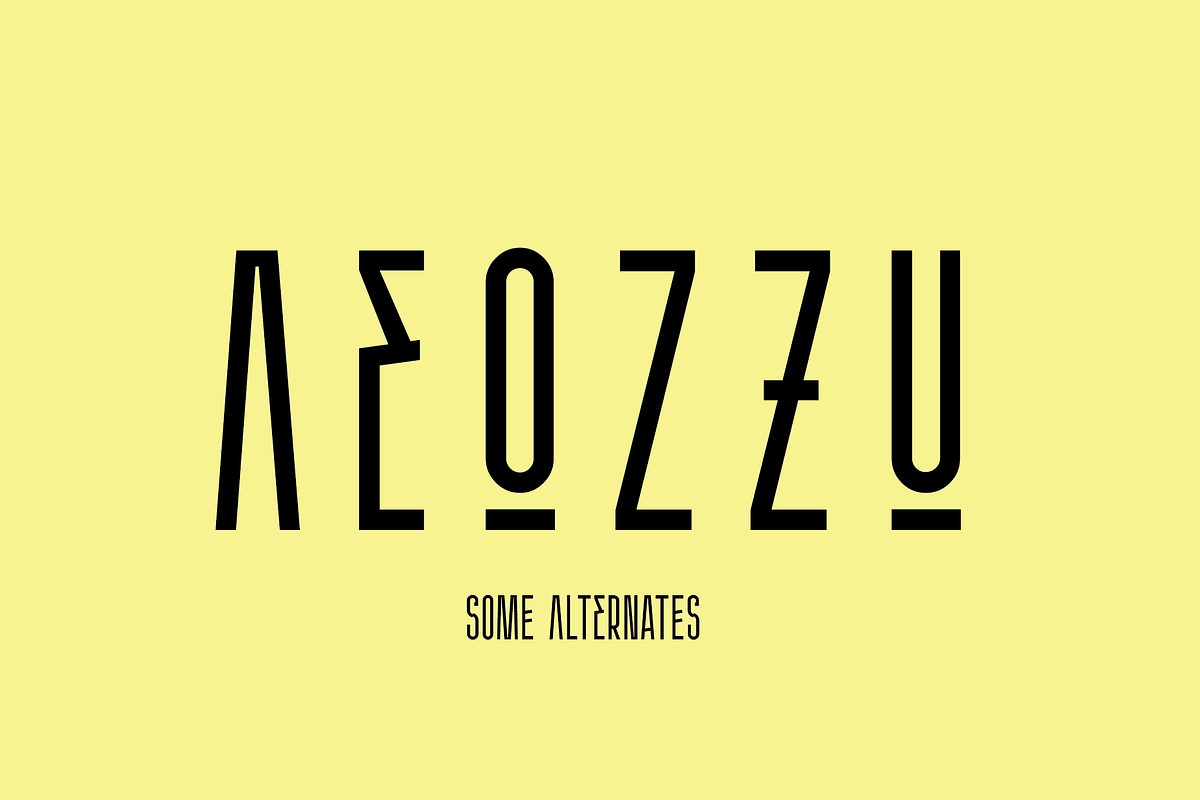 Domek — Modern Font for Logo preview 6