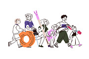 Back to school concept banner, an Education Illustration by PaperTrident (Thumbnail 3 of 4)