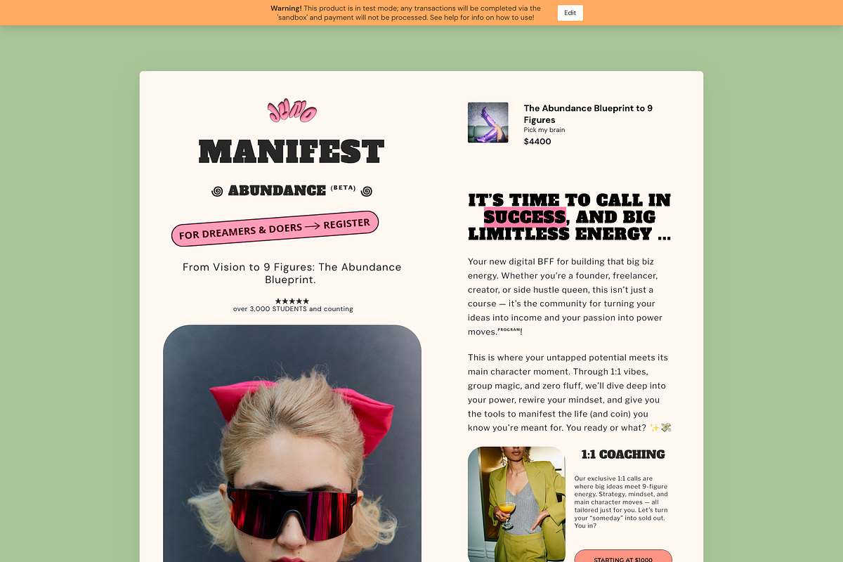 Thrivecart, JUNO Checkout Template, a Landing Page Template by dunagency (Photo 7 of 8)