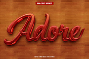 Adore 3D editable text effect, a Layer Style Add-On by Hello Muh (Thumbnail 1 of 2)