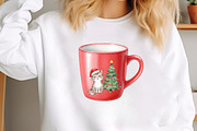 Cute Christmas Hot Cocoa Cup Clipart, an Illustration by SinaCreation (Thumbnail 4 of 7)