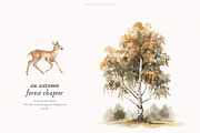 An Autumn Forest Chapter Collection, an Animal Illustration by PeDe Designs (Thumbnail 6 of 29)