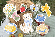 Picnic time - illustrations & frames, an Object Graphic by alenaganzhela (Thumbnail 3 of 11)