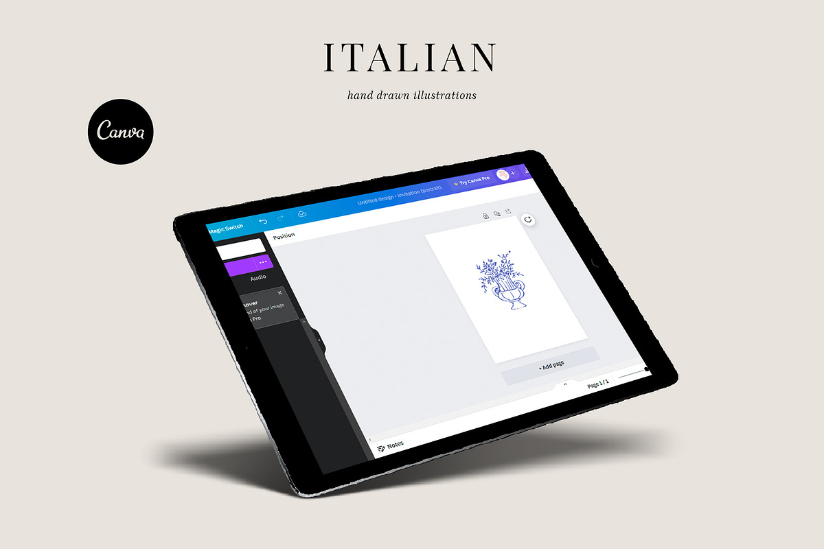 Italy abstract line art. Wedding svg, a Decorative Illustration by Summer Nightingale Art (Photo 5 of 5)