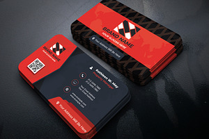 Rounded Corner Card PSD, a Business Card Template by Mohammad Sarfaraz