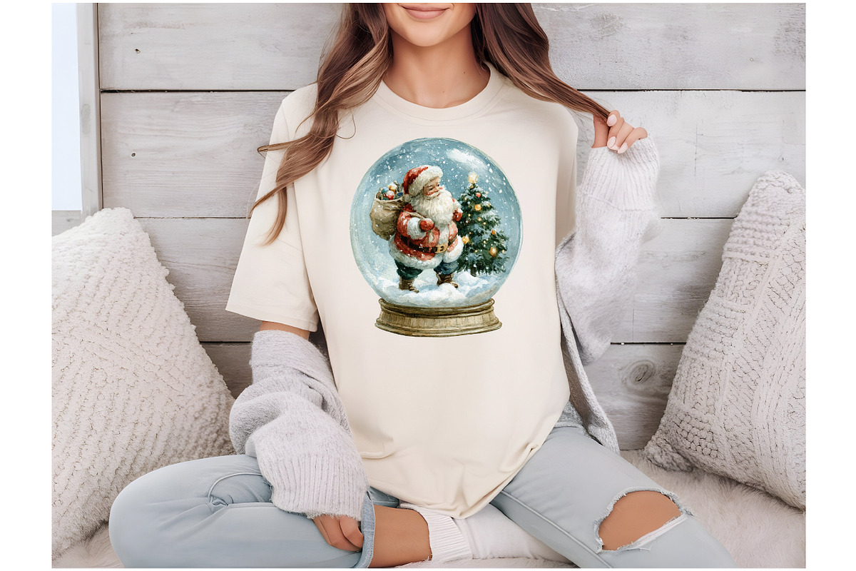 Watercolor Christmas Snow Globe, a Seasonal Illustration by Black Bird Studio (Photo 5 of 7)