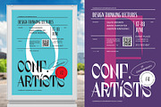 Design Conference Event Poster, a Flyer Template by Danil Polshin (Thumbnail 1 of 9)