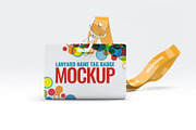 Lanyard Tag Badge Mock-Up, an Advertising Mockup by Se٧enStudio (Thumbnail 1 of 8)
