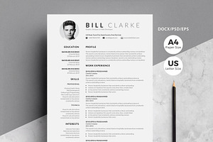 Clean Resume & Cover Letter