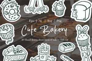Hand Drawn Cute Bakery