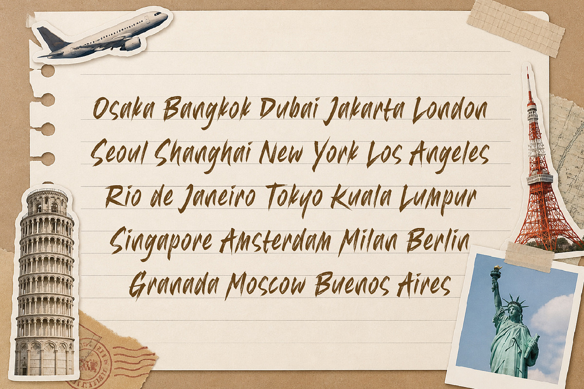 Gakuran - Modern Brush Font, a Handwritten Font by tkzgraphic (Photo 6 of 9)