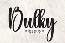Bulky | Script Font