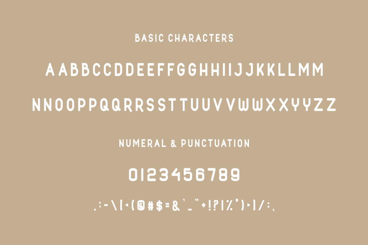 Uncle Rhocky Font, a Sans Serif Font by ponuppo (Photo 3 of 3)