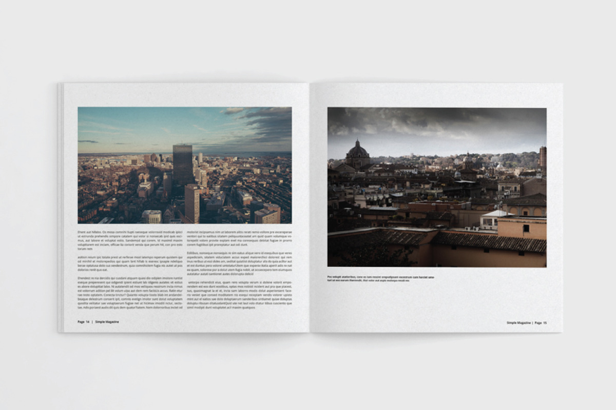 Square Magazine Template, a Magazine Template by Alhaytar