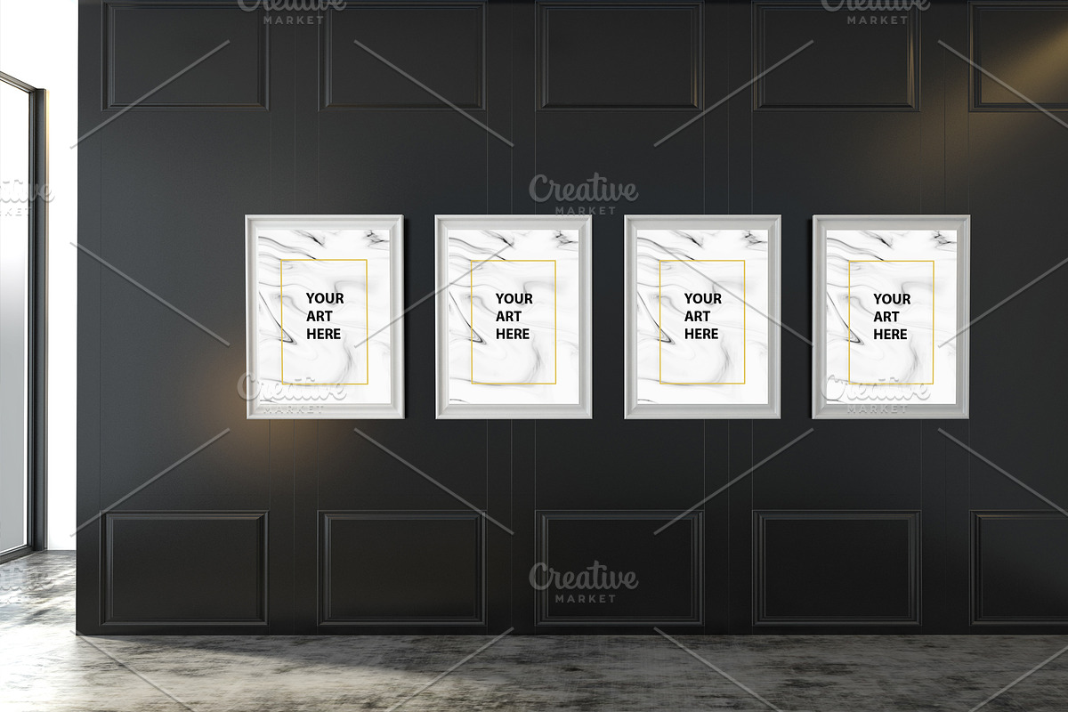Set of 4 Mockups Frame, a Product Mockup by Milan Mockup (Photo 1 of 6)