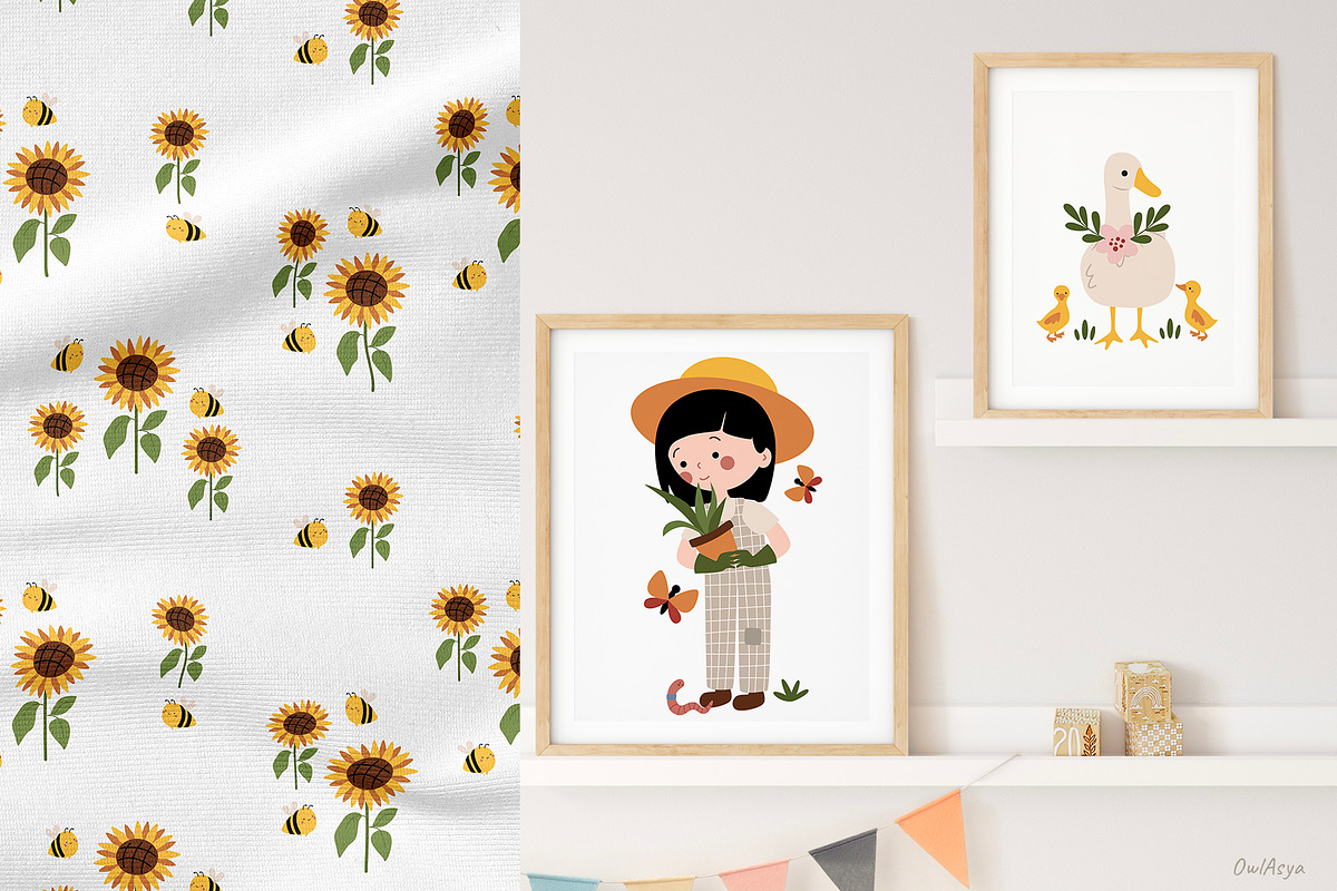 Farm time collection, an Animal Illustration by owlasya (Photo 8 of 10)