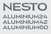 Nesto Metals, a Font by glukfonts (Thumbnail 8 of 10)