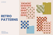 Retro Checkered Patterns, a Pattern Graphic by May Motif (Thumbnail 1 of 21)
