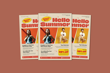 Hello Summer Fashion Sale Flyer