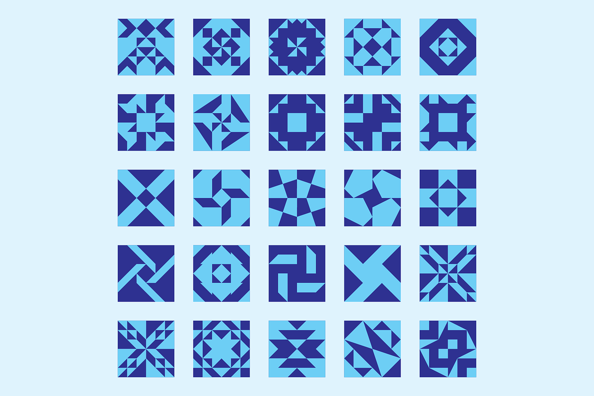 Quilt Patterns Icons, an Icon by GG Design (Photo 15 of 16)