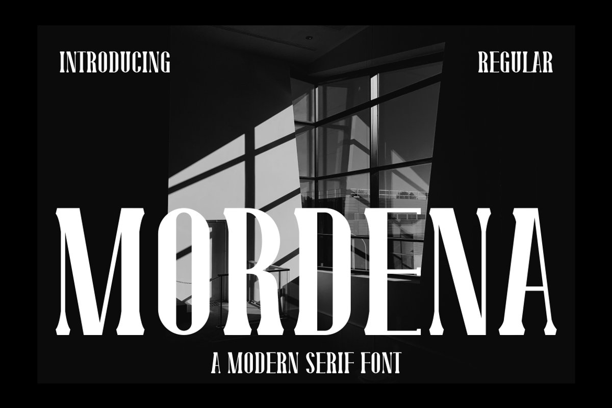 MORDENA, a Serif Font by maxstrim_graphich
