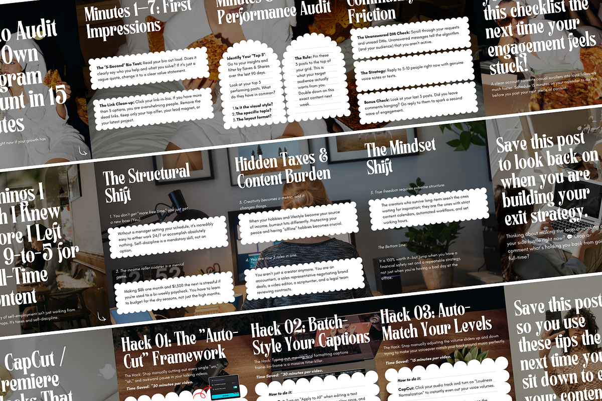 20 Set of Marketing Carousel Design, a Social Media Template by thecyella.co (Photo 4 of 6)