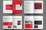 Company Policy Handbook Layout, a Brochure Template by MightyDesign (Thumbnail 2 of 6)